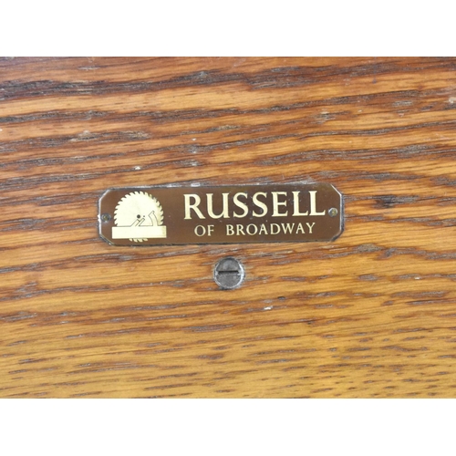 203 - A Vintage Galleried Three Drawer Chest by Gordon Russell, 91cms Wide