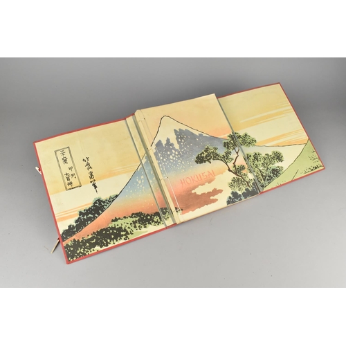 223 - A Bound Volume Depicting Japanese Art by Katsushika Hokusai, b.1760 in Tokyo