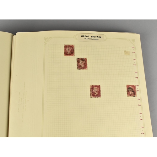 228 - A Stamp Album and Contents to include Thirteen Victorian Penny Reds, Edwardian and Later British, Co... 