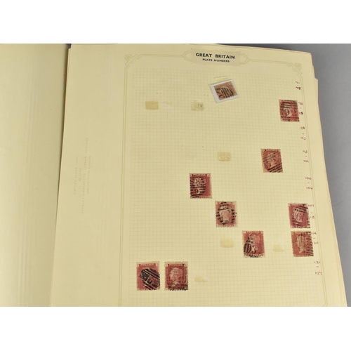 228 - A Stamp Album and Contents to include Thirteen Victorian Penny Reds, Edwardian and Later British, Co... 