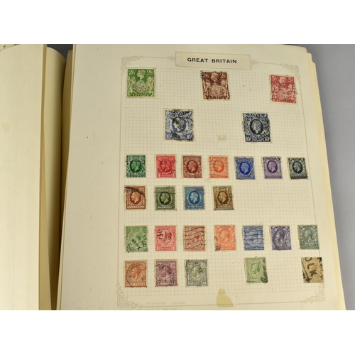 228 - A Stamp Album and Contents to include Thirteen Victorian Penny Reds, Edwardian and Later British, Co... 