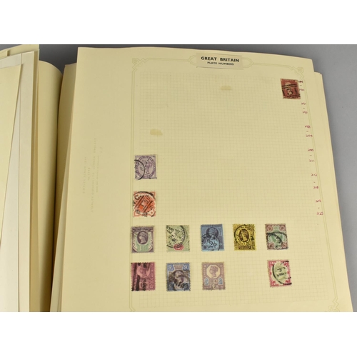 228 - A Stamp Album and Contents to include Thirteen Victorian Penny Reds, Edwardian and Later British, Co... 