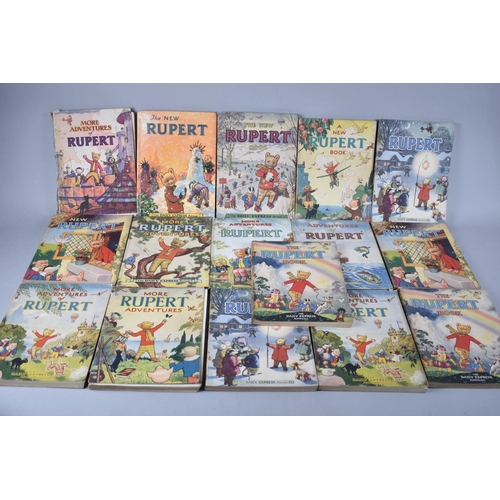 233 - A Collection of Various Vintage Rupert Annuals, Some Duplicates