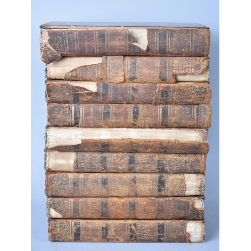 237 - A Set of Nine Volumes, The Plays of William Shakespeare, Published 1811, Condition Issues, Also a Si... 