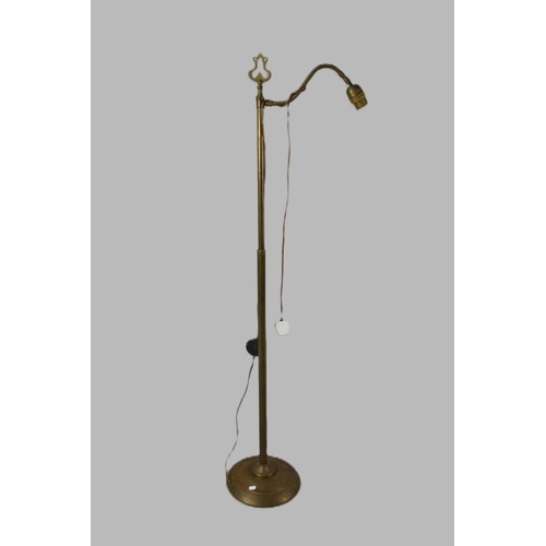 280 - A Modern Brass Standard/Reading Lamp