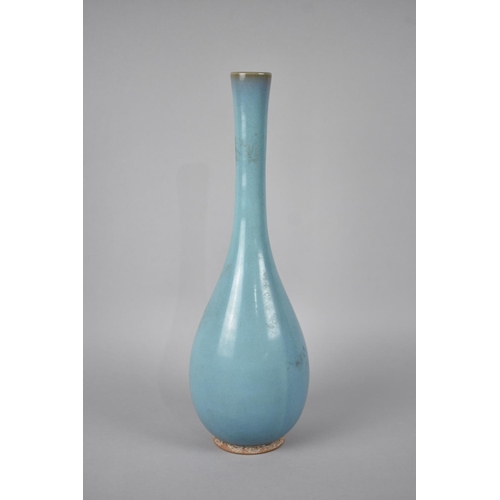 294 - A Reproduction Chinese Monochrome Bottle Vase, 33cm high