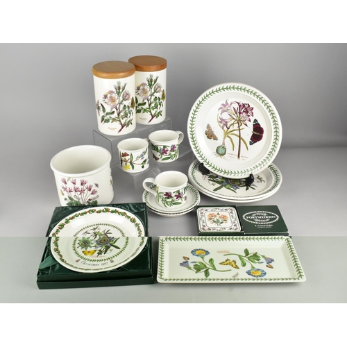 342 - A Collection of Various Portmeirion Botanic Garden to Comprise Stores Jars, Plates, Cups, Saucers, e... 