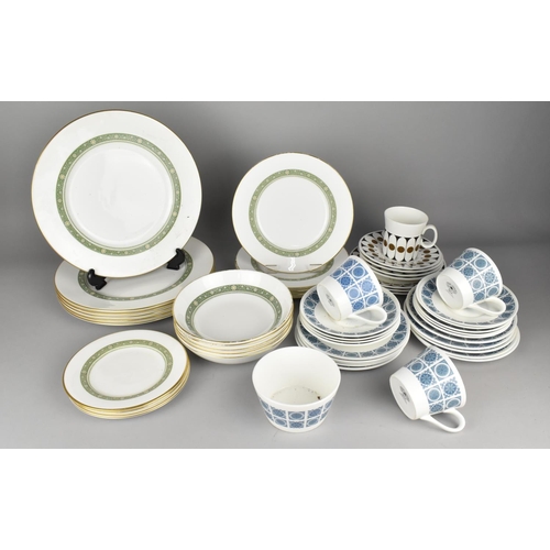 347 - A Collection of Various Part Dinner and Teawares to Include Royal Doulton Rondelay, Royal Tuscan Cha... 