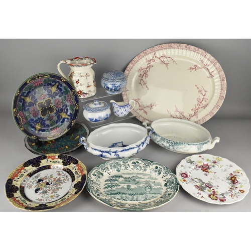 350 - A Collection of Various Late 19th and 20th Century Transfer Printed Ceramics to Comprise Large Aesth... 