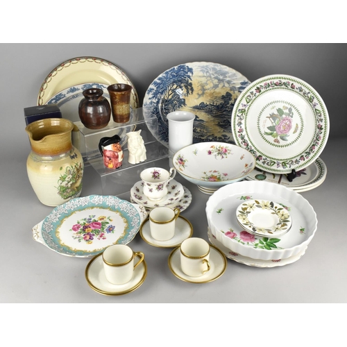 375 - A Collection of Ceramics to Comprise Royal Albert Sweet Violets Tea Trio, Cake Plate, Portmeirion, S... 