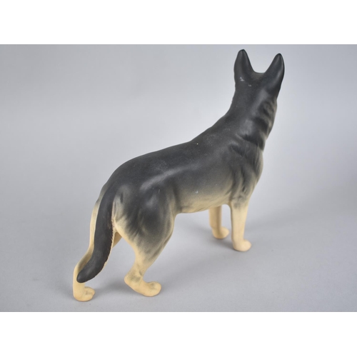 399 - Two Beswick Alsatians, CH Ulrica of Brittas, Matt and Gloss Together with a Beswick Labrador