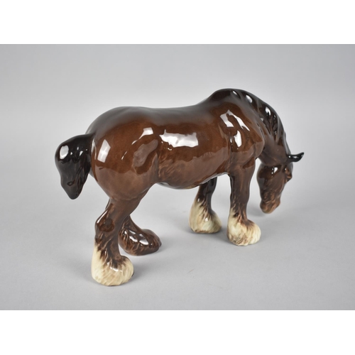 403 - A Beswick Shire Together with a Beswick Foal