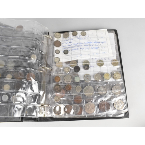 450 - A Coin Album Containing Various Coins to Include Victorian, Edward VII, George V Silver and Copper C... 