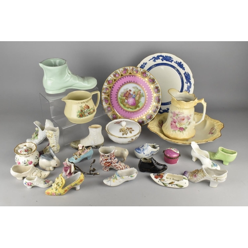 509 - A Collection of Ceramics to Comprise Royal Dux Pig, Beswick 'The Old Woman Who Lived in a Shoe', Sho... 