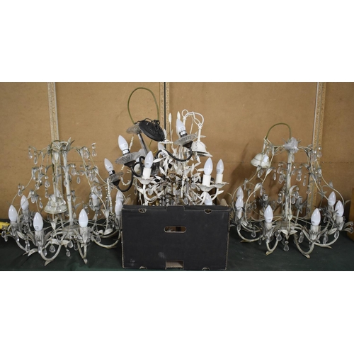 521 - A Collection of Modern Chandeliers