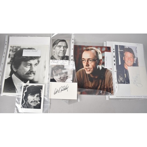 524 - A Collection of Various Signed Photographs to include Kevin Spacey, Tom Courtney, Horst Buchholz (Ma... 