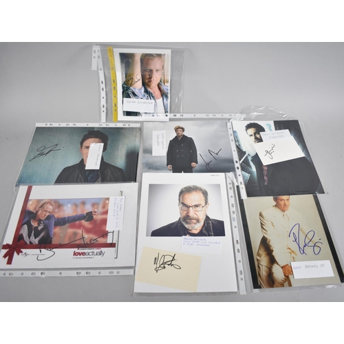 526 - A Collection of Various Autographs and Signed Photographs to comprise Kiefer Sutherland, Jonny Lee M... 