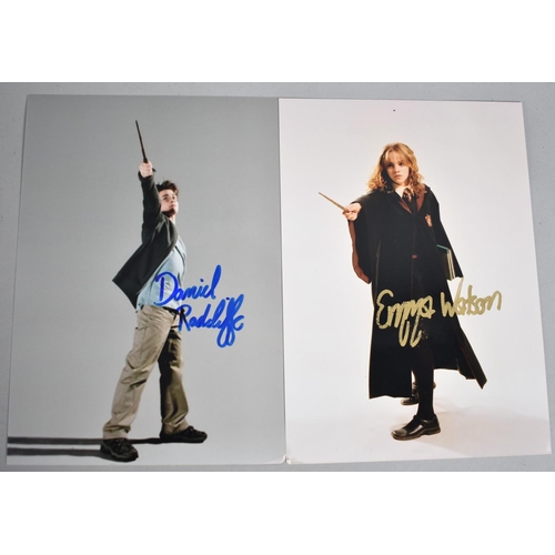 529 - Two Framed Photographs from Harry Potter, Daniel Radcliffe and Emma Watson