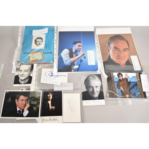 530 - A Collection of Various Autographs and Signed Photographs to comprise Jonas Armstrong (Robin Hood), ... 