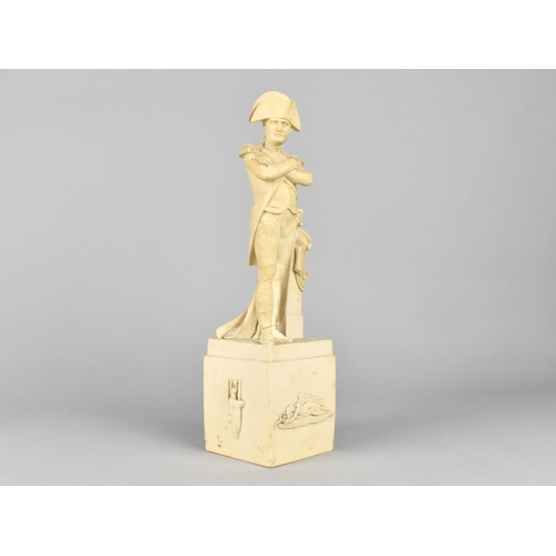 99 - A Reconstituted Stone Figure of Napoleon After Louis Simon Boizot, 31cms High