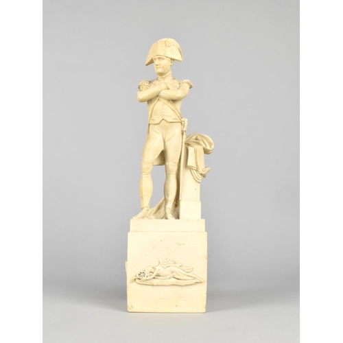 99 - A Reconstituted Stone Figure of Napoleon After Louis Simon Boizot, 31cms High