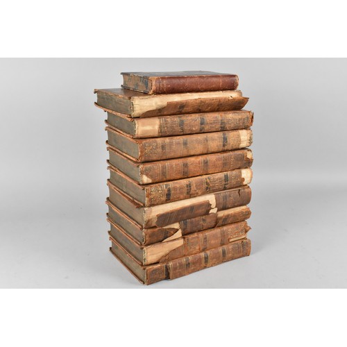 237 - A Set of Nine Volumes, The Plays of William Shakespeare, Published 1811, Condition Issues, Also a Si... 