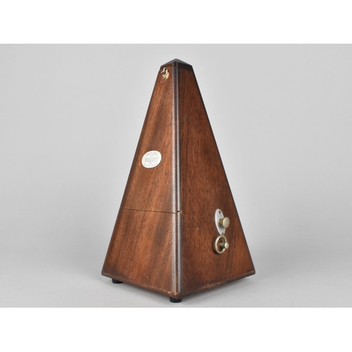 10 - A Mid/Late 20th Century French Metronome Inscribed Maelzel Paquet, Movement in Need of a Little Atte... 