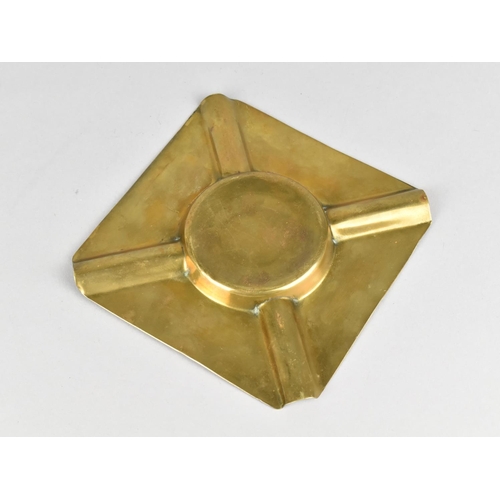 167 - A Vintage Brass Ashtray for Union Cable Company Ltd Together with a Smaller Example for Horrocks, Cr... 