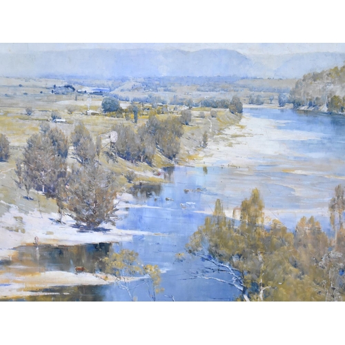 211 - A Framed Australian Print of a River by Arthur Streeton, 