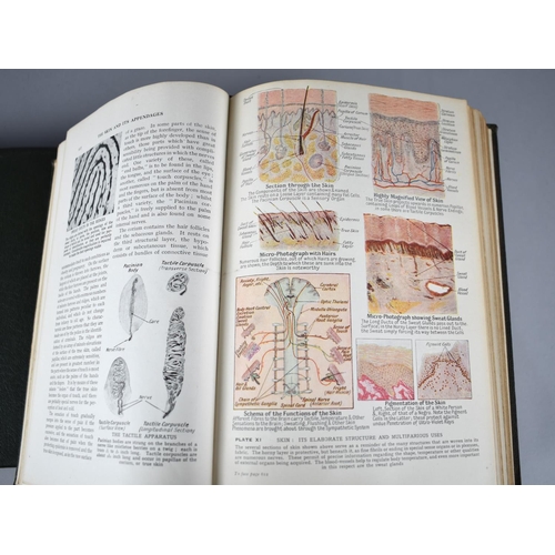 223 - A Set of Five Volumes, The New People's Physician with Coloured Illustrations and Chart