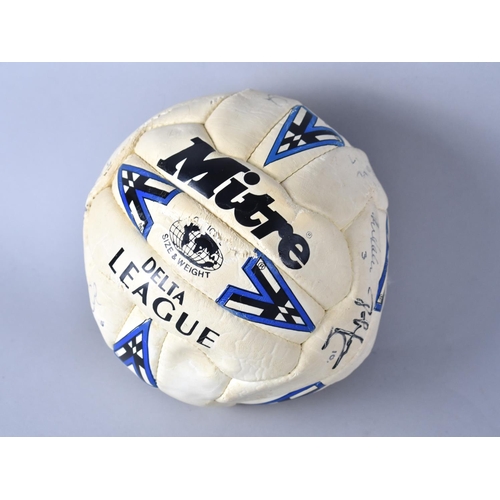 225 - A Mexico 1986 Football Signed by the England Players and Manager Together with a Signed Football Mit... 