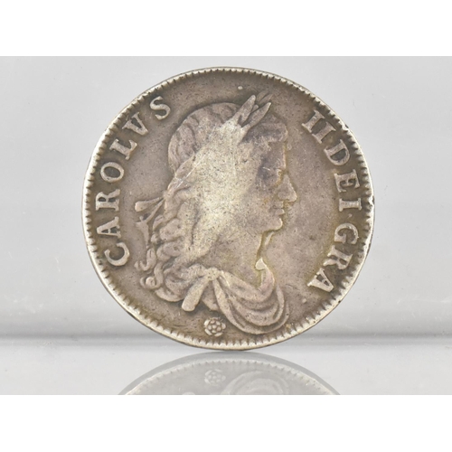 295 - A Silver Charles II Crown, 1662