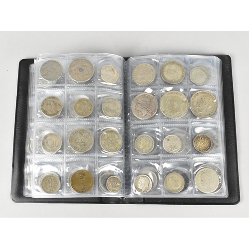 302 - A Coin Album Containing 120 Various Coins to Comprise Georgian, Victorian and George V Silver Coinag... 