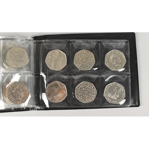 304 - A Coin Collection Book Containing 51 Special Edition 50p Coins to Comprise Peter Rabbit, Flopsy Bunn... 