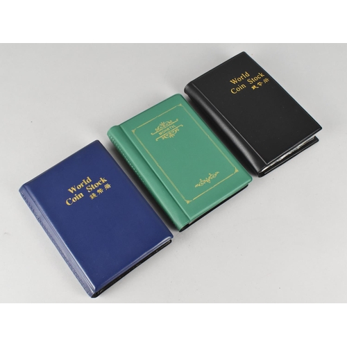 309 - Three Coin Albums Containing Various Elizabeth II Plated and Copper Coinage to Comprise One Pound Co... 