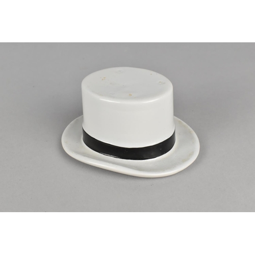 32 - A Novelty Moss Bros Ceramic Top Hat, 11cm Long