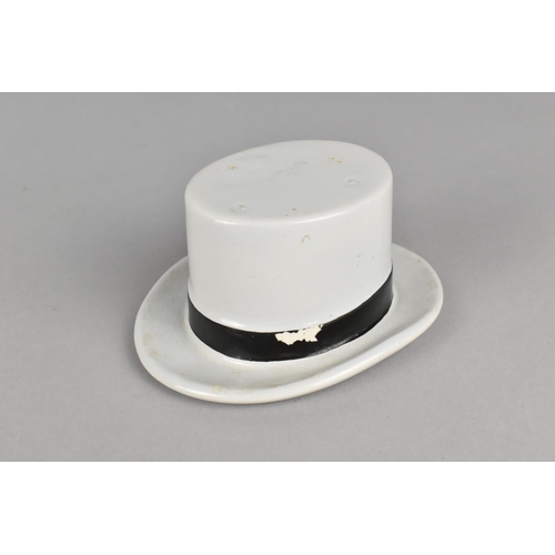 32 - A Novelty Moss Bros Ceramic Top Hat, 11cm Long