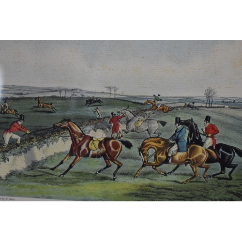 358 - A Pair of Framed Hunting Prints