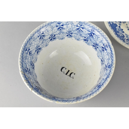 360 - A Collection of Various 19th and 20th Century Blue and White to Comprise Spode Plates, Willow Patter... 