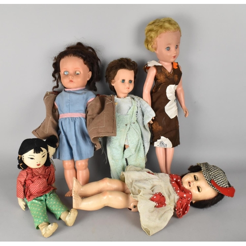 517 - A Collection of Various Vintage Children's Items to Comprise Silver Plated Christening Mugs, Dolls C... 