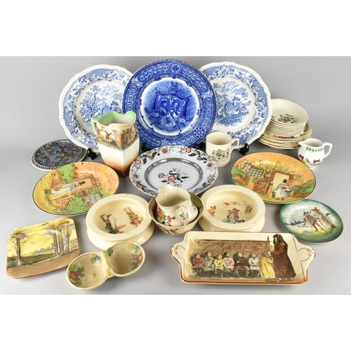 528 - A Collection of Various Ceramics to comprise Royal Doulton Series Ware to include Dickens, The Wilts... 