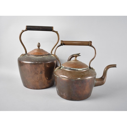 105 - Two Early 20th Century Copper Kettles