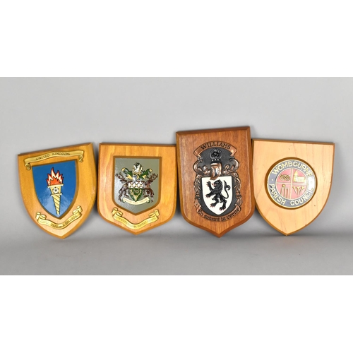 113 - A Collection of Four Various Modern Printed Armorial Crests to include Civil Defence College, South ... 