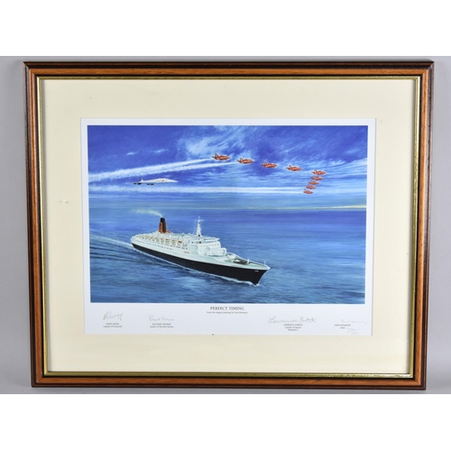 117 - A Framed Limited Edition Print, 'Perfect  Timing' after David Kearney, Signed by The Artist and The ... 