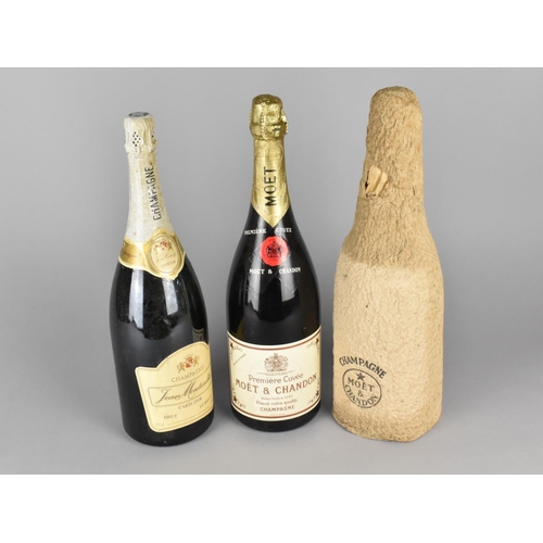 141 - Two Magnums of Champagne by Moet and Chandon and Jean Moutardier