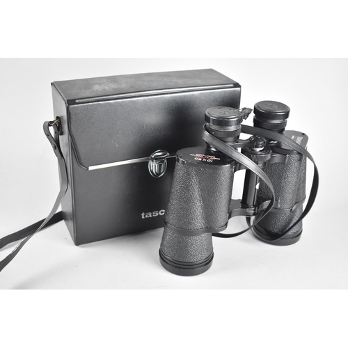 166 - A Pair of Cased Tasco Model 312 10x50 Binoculars