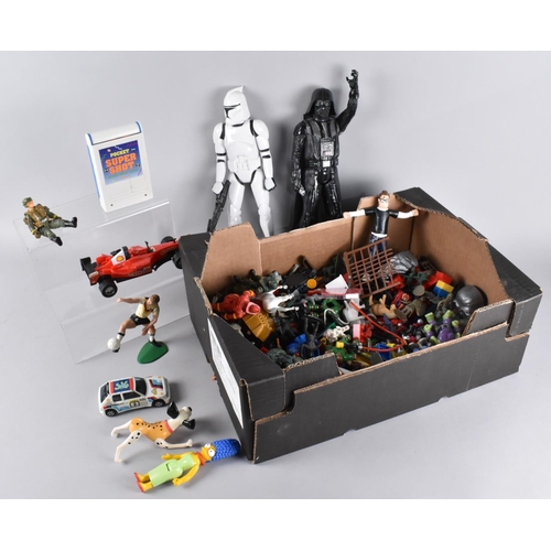 208 - A Collection of Various Modern Toys and Figures to include Star Wars, Simpsons Etc