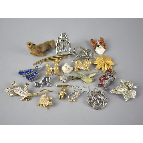 252 - A Collection of Various Vintage and Modern Brooches and Pins to include and Example by Butler and Wi... 