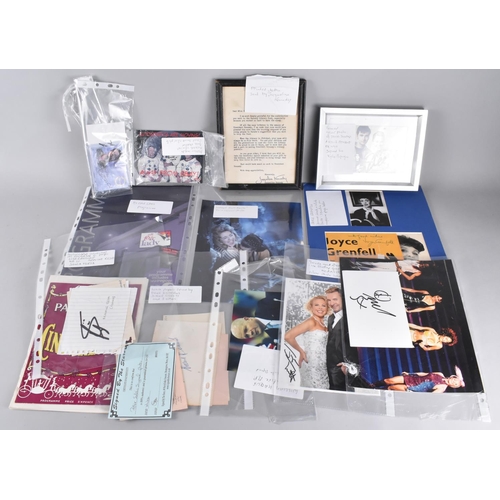 261 - A Collection of Various Autographs and Programs to include Signed Kylie Minogue Photographs, Printed... 