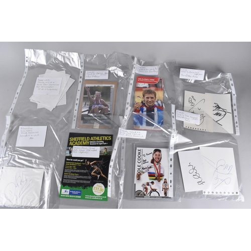 263 - A Collection of Various Autographs and Signed Photographs of Various Sporting Stars to include Tom D... 